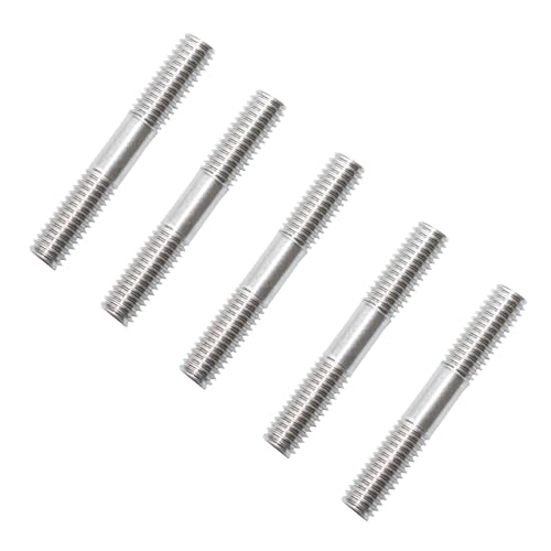 5Pcs Double Ended Stud Screws, Stainless Steel Threaded Studs for Strong Connections(M6x40mm) - size: M6x40mm