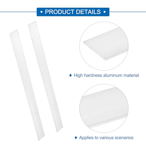 MECCANIXITY 4 Pcs Square Aluminum Flat Bar, 1/16" (1.5mm) Thick x 1 3/16" (30mm) Width x 12" (305mm) Long 6061 Aluminum Flat Plate Solid New Mill Stock Silver for Industrial Building - size: 1/16"(1.5mm)x1 3/16"(30mm)x12"(305mm)