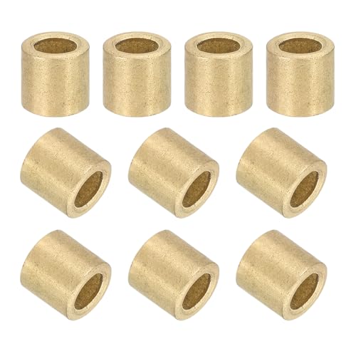 uxcell 20Pcs Sleeve Bearings,5mmBorex8mmODx8mm L,Sintered Bronze Bushings - size: 5mm Bore x 8mm OD x 8mm Length