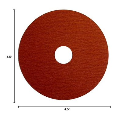 Weiler 69853 Tiger Ceramic Alumina Resin Fiber Sanding & Grinding Disc, 4-1/2" Diameter, 60 Grit, 7/8" Arbor Hole (Pack of 25) - size: 7/8" Arbor, style: 60 Grit