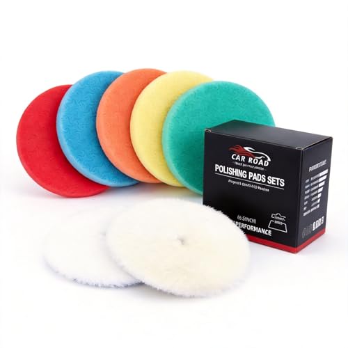 7-Piece Buffing Polishing Pads Kit, 6 Inch - size: 6 Inch (150mm)