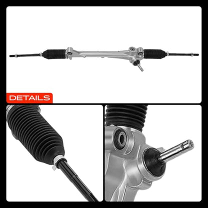 A-Premium Power Steering Rack and Pinion & Outer Tie Rod End Kit - style: Rack & Pinion + Outer Tie Rod