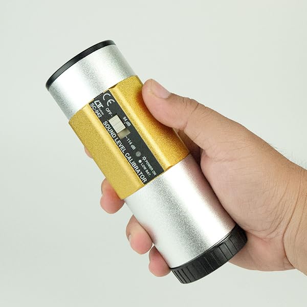 Class 1 Sound Level Meter Calibrator – 94dB & 114dB Dual-Level, ±0.5dB Accuracy, Decible Meter, Compatible with 1/2 Inch Microphones | Model : SC-942