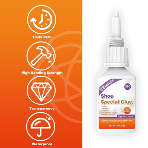 30g Shoe Glue - Professional Grade Super Shoe Fix Adhesive - size: Shoe Glue