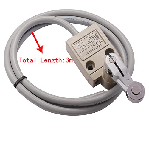TWTADE TZ-3104 Limit Switch Momentary Roller Lever Plunger NC-NO IP67 Waterproof with Wire
