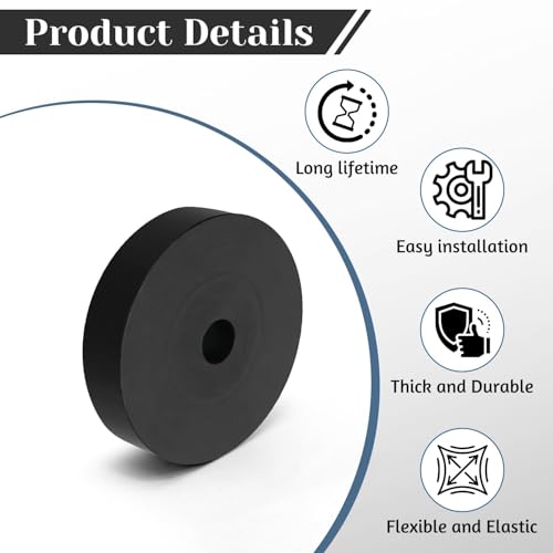 8 PCS Multi Purpose Rubber Spacer, 1-3/4" OD x 5/16" ID x 3/8" Thickness - size: 1-3/4" OD x 5/16" ID x 3/8" Thickness