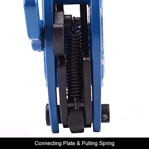 Vertical Plate Clamp, 1 Ton/2200lbs, 0.8" Jaw Opening, GS Certified - size: 2200 lbs
