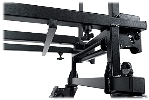 Rockville Rock Cart Pro Equipment Transport Utility Roller Cart 700 LB Capacity