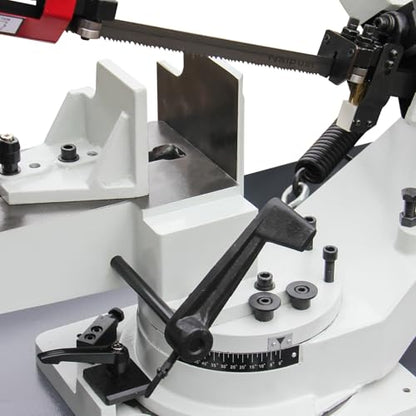 KAKA INDUSTRIAL BS-712R Metal Band Saw, 7 x 8.25 in Swivel Bow - style: 7x 8.25 Inch Swivel Head Metal Band Saw