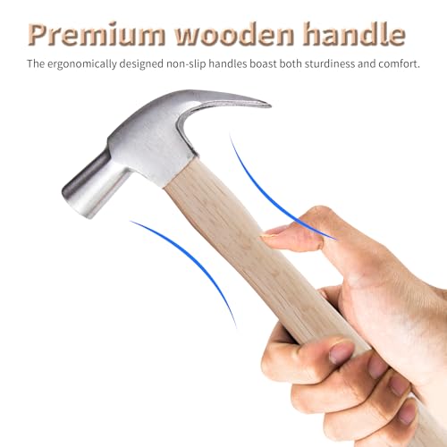 Premium Oak Hammer Handle Replacement 32cm Long, 22×15mm