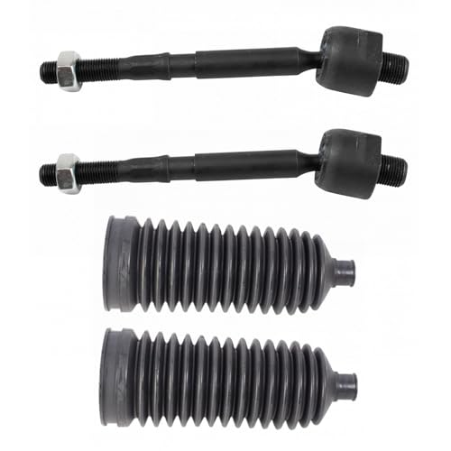 TRQ Front Steering Kit Rack and Pinion Bellow Tie Rod - style: PSA27293