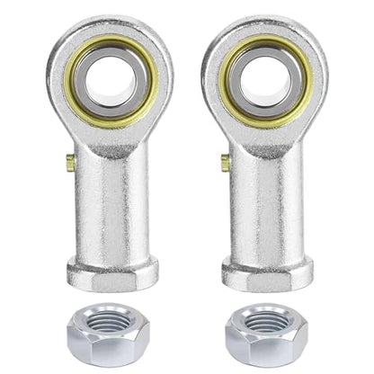 2Pcs PHSB7 Rod End Bearing 7/16 Inch Bore Pre-Lubricated 7/16-20 Female Thread Right Hand Heim Joint with Jam Nuts - size: 7/16, style: Right Hand