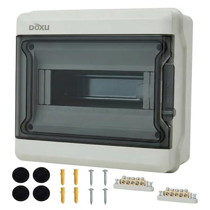Circuit Breaker Box, IP66 Distribution Protection Box (AT-9 Way-H) - size: 9 - 8.6x7.8x3.9 INCH