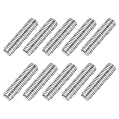 1/2"-13 UNC Fully Threaded Rod 1.97" Length Thread 5Pcs - size: 1/2"-13x1.97"