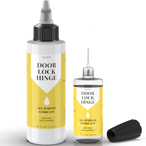 Door Hinge Lubricant kit, 4oz+1oz Needle Combo for Door,Lock,Bike - size: 5 oz
