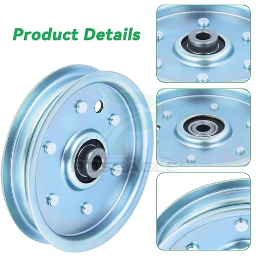 2 Pack 756-1229 Idler Pulley for Cub Cadet 50 Inch RZT50 Tractors - size: 2x756-3005