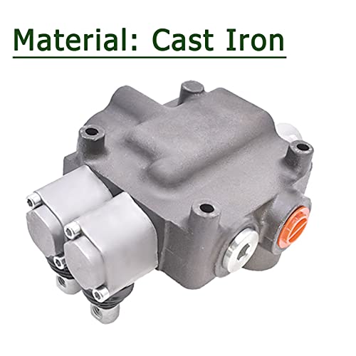 2 Spool 21 GPM Hydraulic Directional Control Valve 3600PSI SAE Ports
