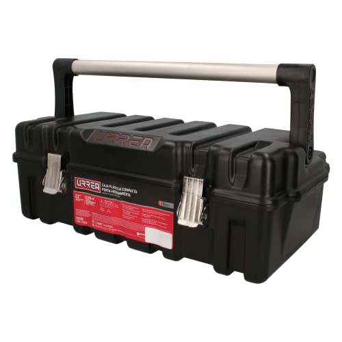 URREA Tool Box - 21" x 11" x 7.5" Heavy-Duty Mobile Tool Carrier with Reinforced ABS Moulded Design & Removable Tray - CPUC20 - size: 21" x 11" x 7.5"