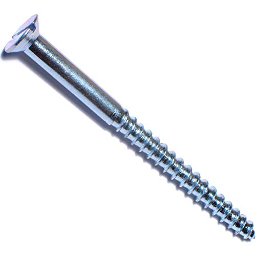 Hard-to-Find Fastener 014973311865 Slotted Flat Wood Screws, 12 x 3, Piece-25 - size: 12 x 3-Inch