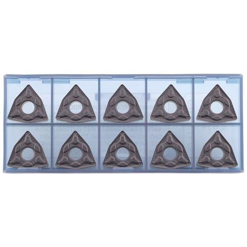 CNC Carbide Inserts WNMG432 Wnmg 080408 for Metal Cutting Steel, Semi-Finishing chipbreaker for Turning Cutter, 10 PCS. - size: WNMG 432-PM