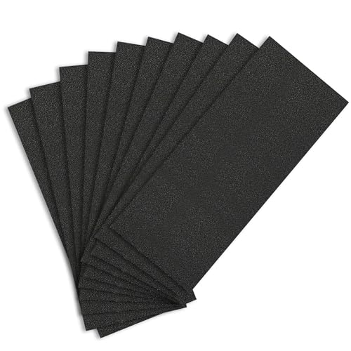 Sand Paper Variety Pack, 10PCS Wet/Dry Coarse Sandpaper for Wood Metal Crafts and Car Sanding, 120 Grit, 9 x 3.6 Inch - size: 120-Grit