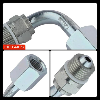 A-Premium Power Steering Pressure Hose Line Assembly, Tube To From Pump