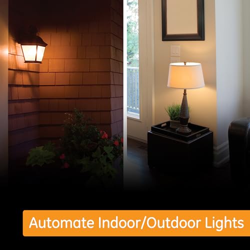 GE 7-Day in-Wall Digital Timer Switch, Auto Adjust Sunrise/Sunset Times