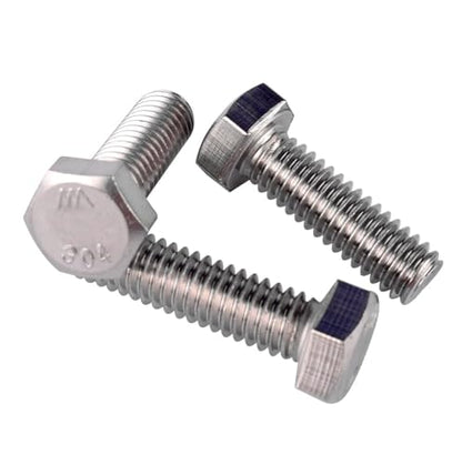 5/16-18 x 1-1/2" Hex Bolt (1/2" to 3" Available),External Hex Head Screw, Fully Threaded, 304 Stainless Steel 18-8, 10Pcs - size: 5/16-18 x 1-1/2" (10Pcs)