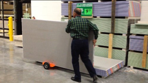 Ingenuity Bros - Panel Carrier - Heavy Duty Drywall Cart - 900 lb Capacity - Material Handler for Plywood, Granite, Windows & Doors