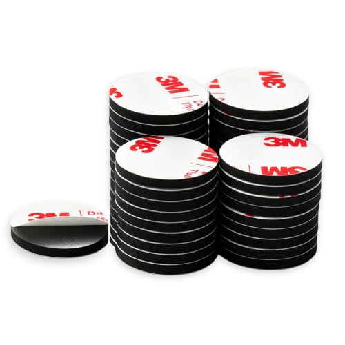 P7yaumy Double Sided Tape Heavy Duty, 1.18in×1.18in 30pcs Pre-Cut Foam Tape - size: 1.18in×1.18in×30pcs