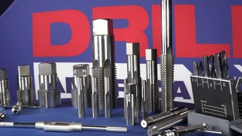 Drill America DWTB14X2 m14 x 2 High Speed Steel Metric 4 Flute Bottoming Hand Tap, DWT Series - size: m14 x 2, style: Bottoming