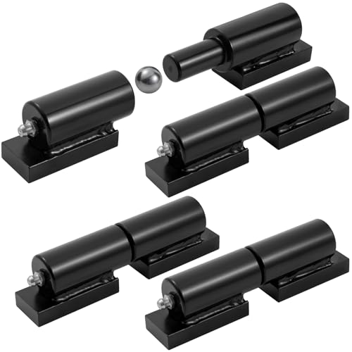 5" Heavy Duty Barrel Hinges, Weld on Barrel Hinges with Grease Zerk,450 Lbs - color: 5 inch-4 Pack