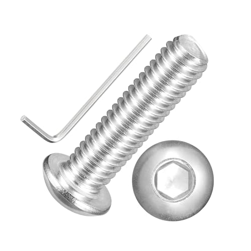 40pcs Button Head Socket Cap Screw-5/16-18x1-1/4 304Stainless Steel - size: 5/16"-18x1-1/4"