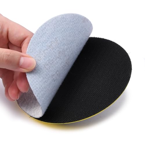 5pcs 3in Dual-Action Hook & Loop Fastener Flexible Backing Plate, 3" Sanding Back Pad for Orbital Sander 5/16"-24 Thread(8mm) - style: 5pcs M8