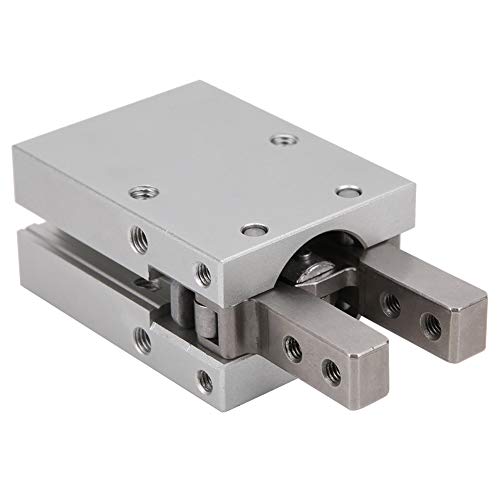 MHC2 Air Cylinder, M5 x 0.5 Single Double Acting Pneumatic Air Cylinder Non Contact Magnetic Switch 20/25/32mm Bore(MHC2-25D)