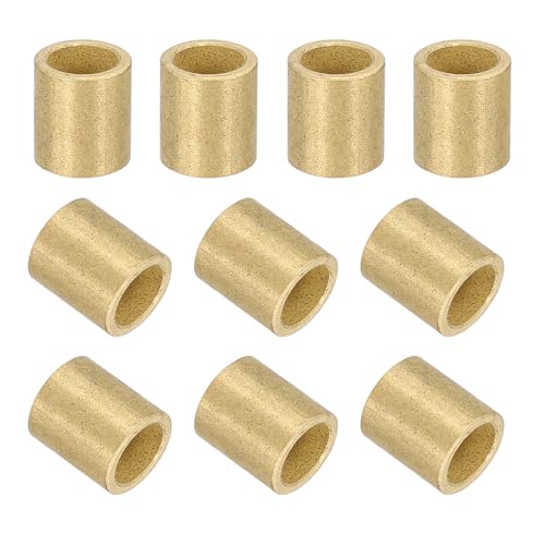 uxcell 50Pcs Sleeve Bearings, 5mm Bore x 7mm OD x 8mm Length, Self-Lubricating Sintered Bronze Bushings - size: 5mm Bore x 7mm OD x 8mm Length