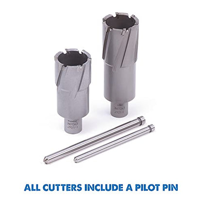 Evolution CT100L 1-Inch Diameter x 2-Inch Depth of Cut Cyclone Carbide Tipped Annular Cutter - size: 1-Inch Diameter x 2-Inch Depth, style: Premium