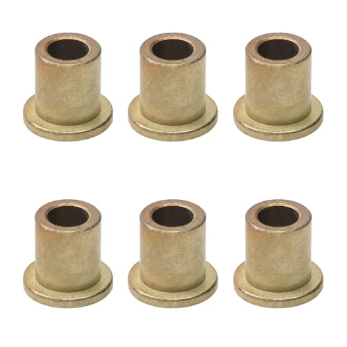 6Pcs Flange Bearing Sleeve OD 22mm ID 9mm Length 20mm Thickness