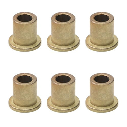 6Pcs Flange Bearing Sleeve OD 22mm ID 9mm Length 20mm Thickness