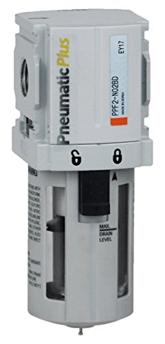 PneumaticPlus PPF2-N02B Compressed Air Filter 1/4" NPT, 5 Micron - size: 1/4" NPT