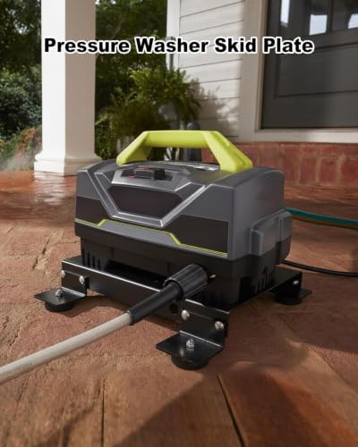 Universal Pressure Washer Skid Plate, 10"x16" Anti-Slip Base