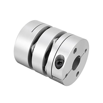 uxcell 15mmx15mm Clamp Tight Motor Shaft 2 Diaphragm Coupling Coupler - size: 15-15mm