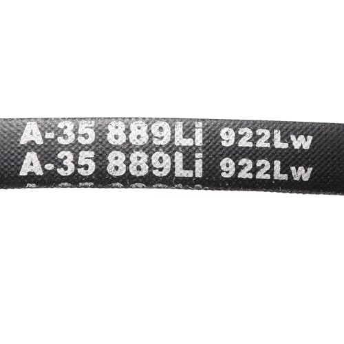 uxcell 5Pcs A35 Classic Wrapped Rubber V-Belt, 37" Lo x 0.51" W x 0.32" H - size: A35