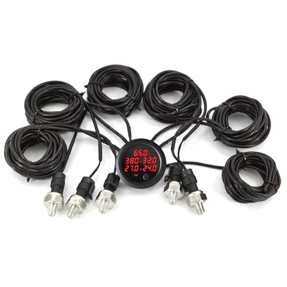 12V Solenoid Valve Air Ride Suspension manifold 8-Valve - color: Red