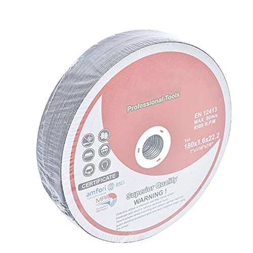 ALL-CARB 50 Pack 7 Inch x 1/16 Inch x 7/8 Inch Cutting Wheel Metal and Stainless Steel Cut Off Wheels Thin Metal Cutting Disc Fit for Angle Grinders - size: 7x1/16x7/8