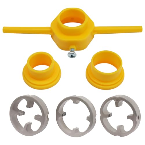 Waziaqoc 6-Pack Plastic PVC Thread Maker Tools