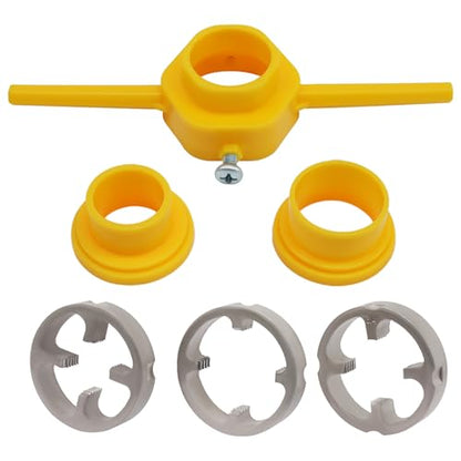 Waziaqoc 6-Pack Plastic PVC Thread Maker Tools