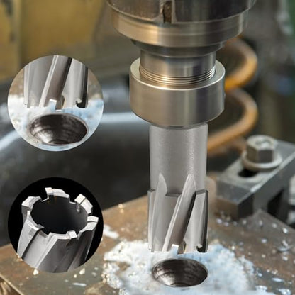11Pcs TCT Carbide Tipped Annular Cutter Set 1-3/8" Depth 7/16" to 1-1/16" - size: 7/16"-1-1/16" 11PCS, style: TCT 1-3/8" Cutting Depth