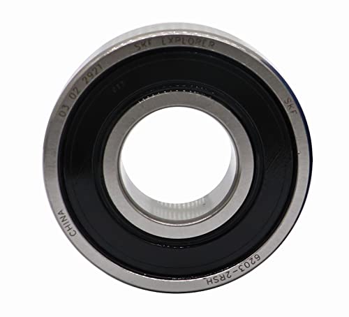 2PACK SKF Brand Bearings 6203-2RSH 17X40X12MM Double Rubber Seal Bearings