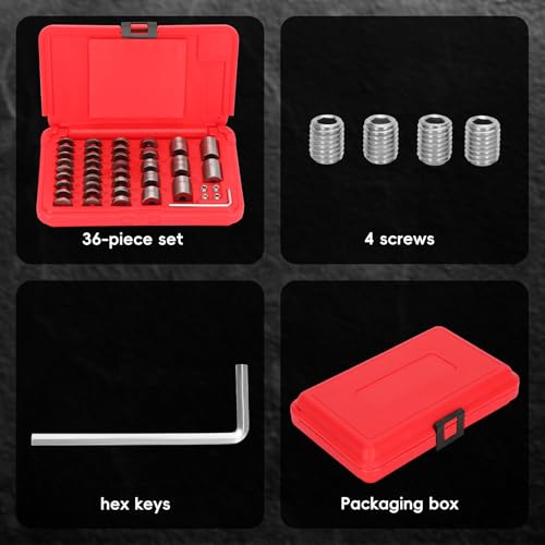 36 Piece Steel Spacer Blocks Set ，Round Gage Space Harden Block